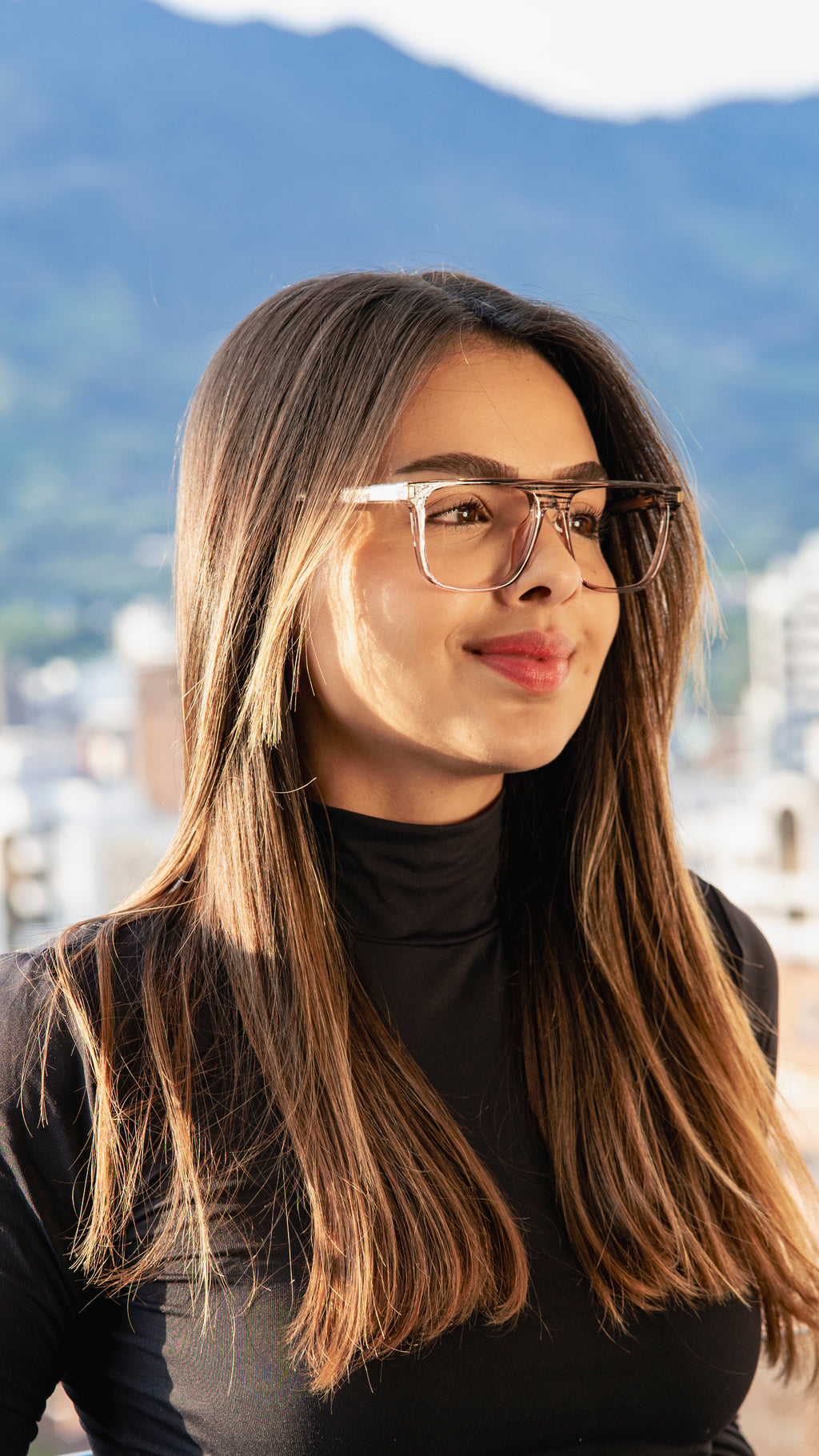 Gafas aviador premium metal - vista frontal completa diseño clásico